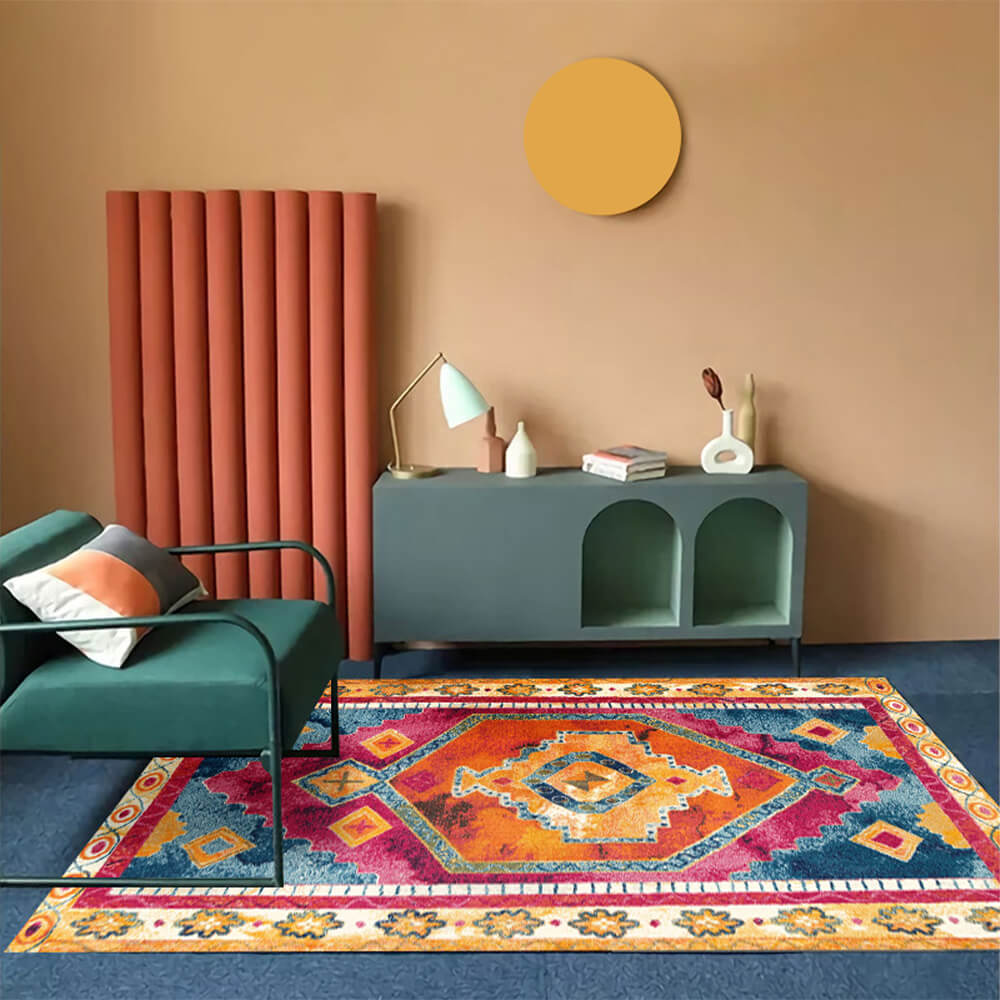 Sofá de sala de estar retro bohemia