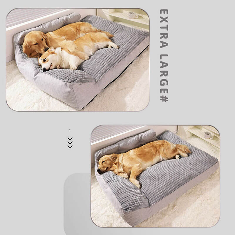 Todas las estaciones Bed de almohada para gatos y perros lavables en espesas
