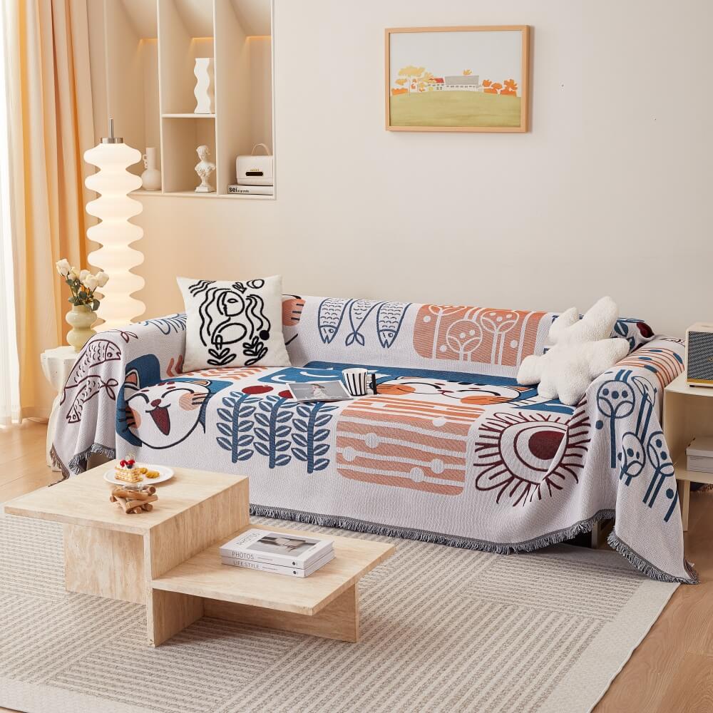 Protección de muebles de patrones bohemio decoración del sofá de sofá de los sofá cubierto de desgaste