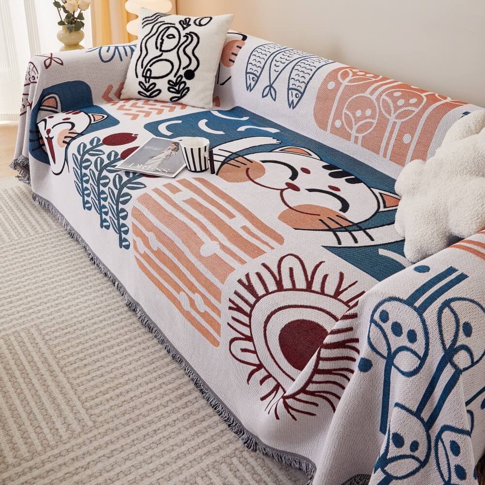 Protección de muebles de patrones bohemio decoración del sofá de sofá de los sofá cubierto de desgaste