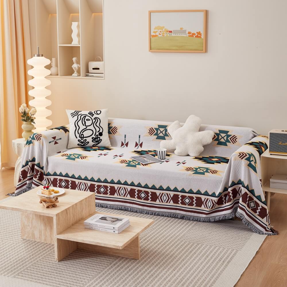 Protección de muebles de patrones bohemio decoración del sofá de sofá de los sofá cubierto de desgaste