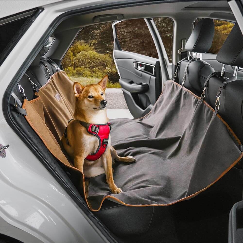 Classique rétro – Housse de siège arrière étanche à double usage pour camping et voiture