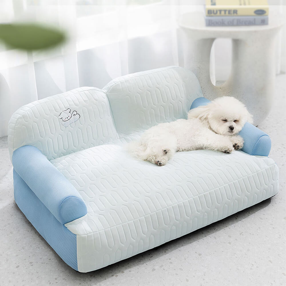 Fresco de la tela de látex transpirable Camilla para perros de soporte para el cuello