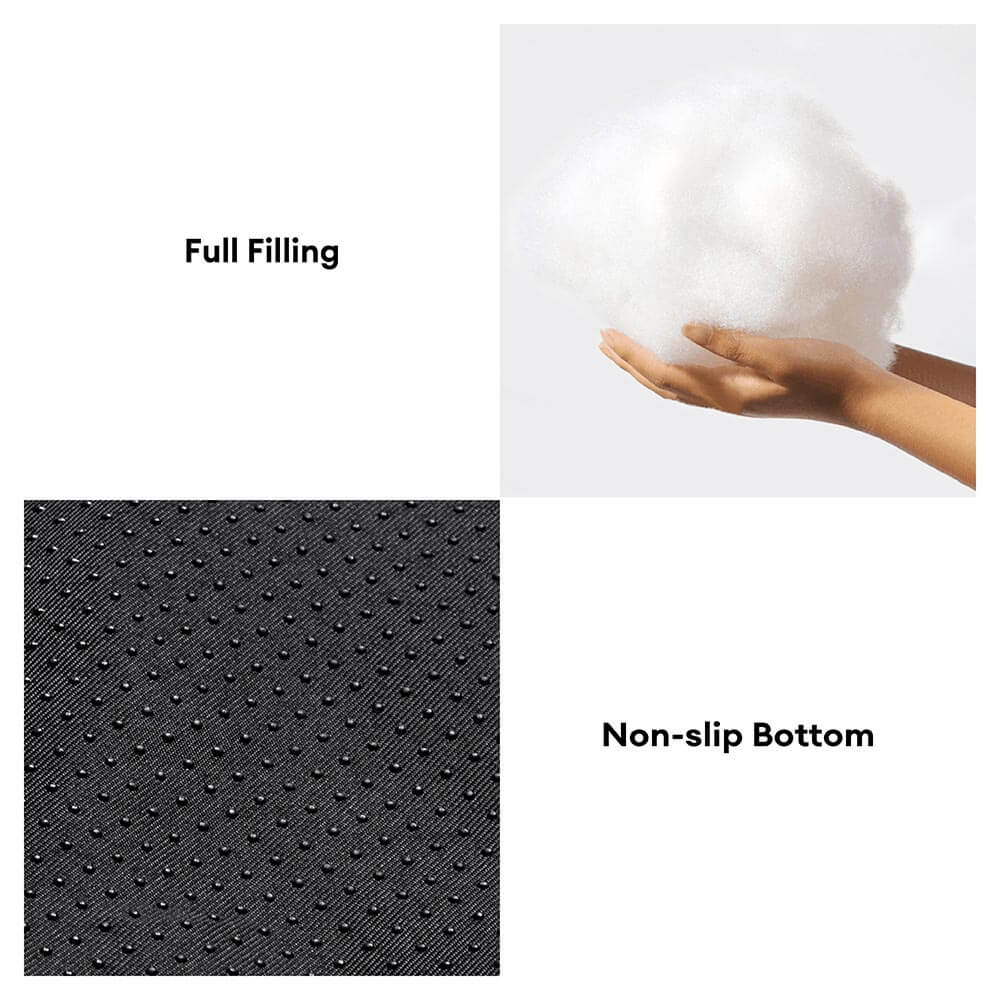 Retirada de felpa Chevron Dog Bed-the Warm Hugger