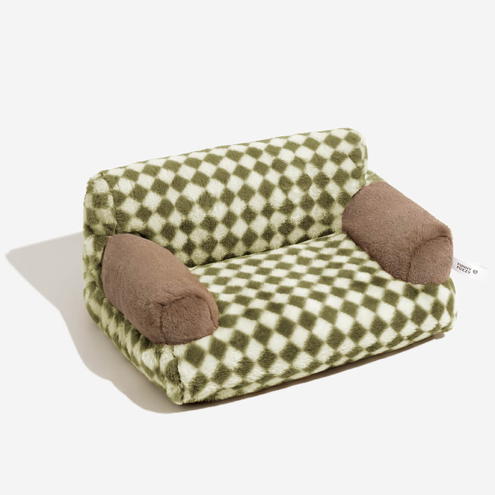 Cama de sofá de perros y gatos de diamantes de ocio y gato
