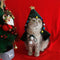 Navidad Chic Poncho de chal con capucha para perros y gatos con capucha