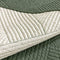 Minimalist All-Season Solid Cotton Geometric Quilted Anti-Slip Couch Cover