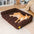 Large Soft Supportive Headrest Orthopedic Dog Sofa Bed - Cloudy Napper