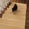 Solid Color Plush Stair Protectors Non-Slip Tape Free Carpet Stair Treads
