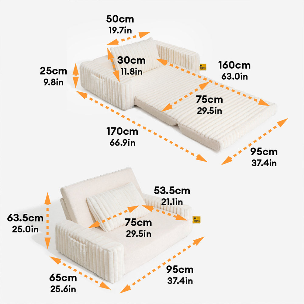 Cama cremosa y esponjosa ortopédica humano -dog -bolster - comodidad expandible