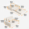 Cama cremosa y esponjosa ortopédica humano -dog -bolster - comodidad expandible