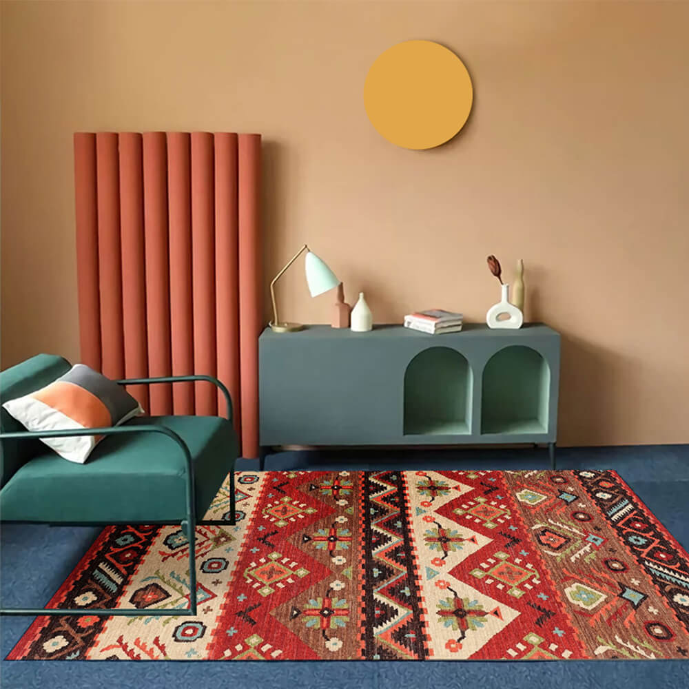 Sofá de sala de estar retro bohemia