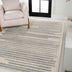 Textura de línea de estilo moderno moderno alfombra doméstica de cachemira