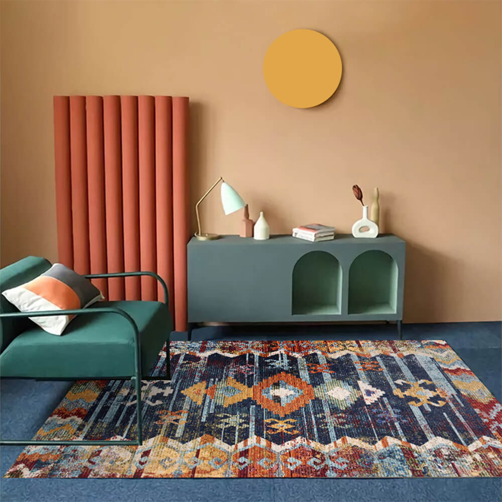 Sofá de sala de estar retro bohemia