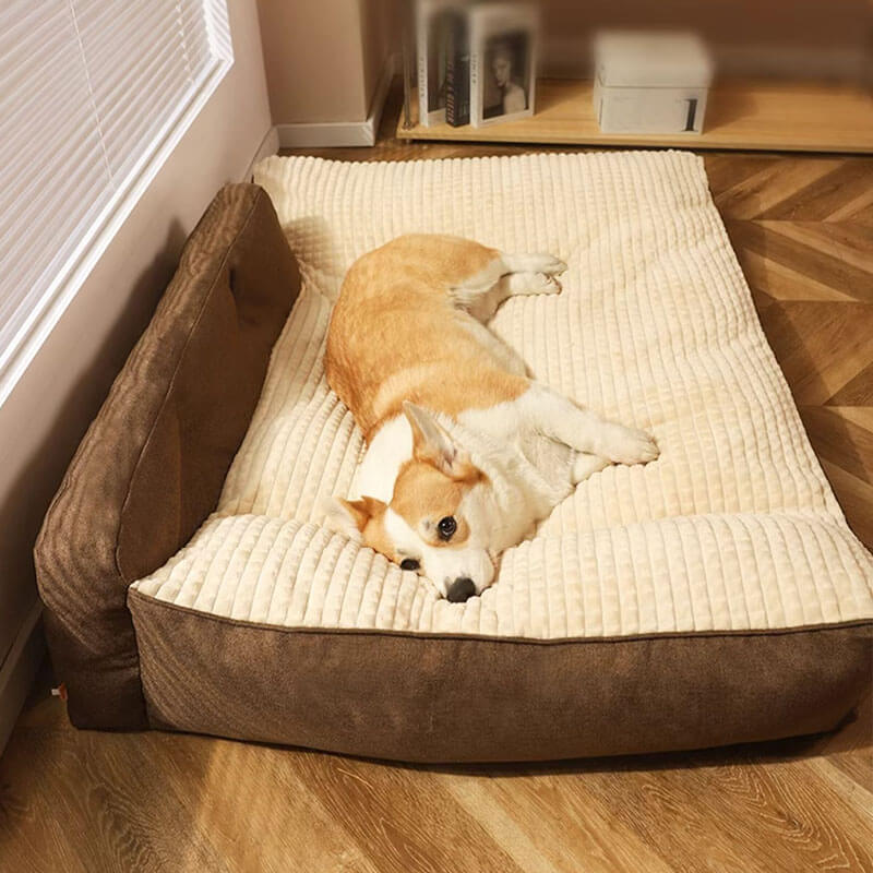 Cubierta de la cama - Cama de almohada de gato y perros de gato y perros en espesas en espesas