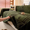 Cartoon Paw Print Chenille Anti-Scratch Throw Couch Cover