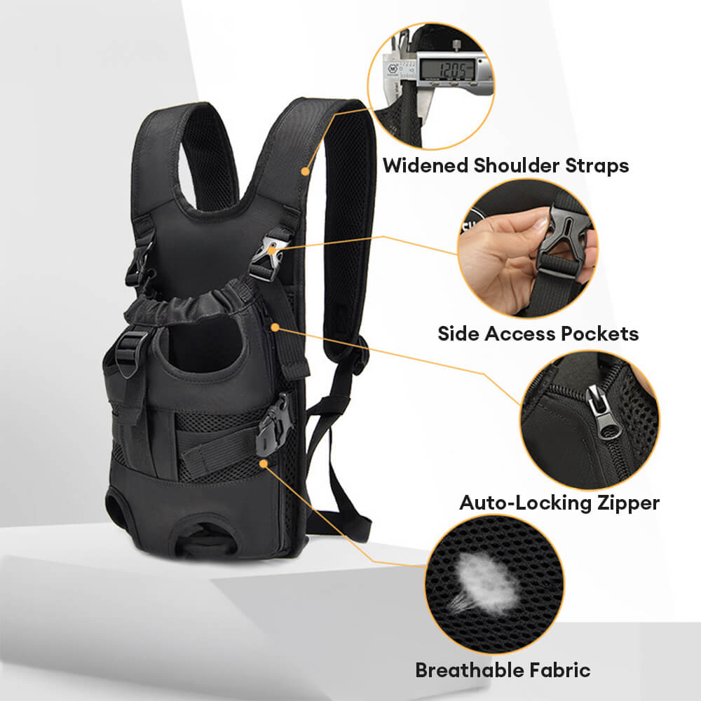 Bolsa de viaje de perro de mochila portátil que resumible y ajustable