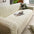 Textured Wheat Ear Pattern Jacquard Fleece Magic Couch Cover