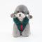 Plaid Trim Sherpa Dog Vest - Cozy, Cute, and Perfect for Winter