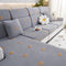 Floral Embroidered Fleece Sofa Anti-Scratch Stretch Couch Cover