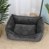 All-Season Cozy Durable Corduroy Dog Sofa Bed for Small & Medium Dogs