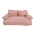 Cama de perros acogedor de cuero de cuero sintético y impermeable
