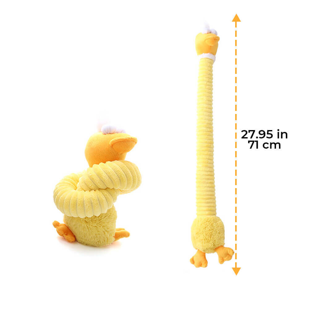 Juguete para perros de peluche de peluche en cuello largo