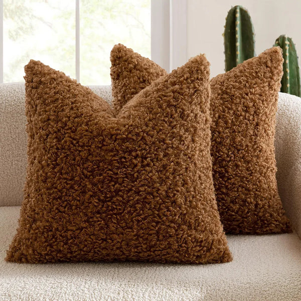 Soft Teddy Velvet Decorative Stylish Sofa Pillow