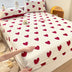 Static-Free Creamy Stretchable Fitted Sheet Mattress Cover