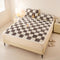 Topper de plataforma de felpa y funda de almohada