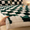 Topper de plataforma de felpa y funda de almohada