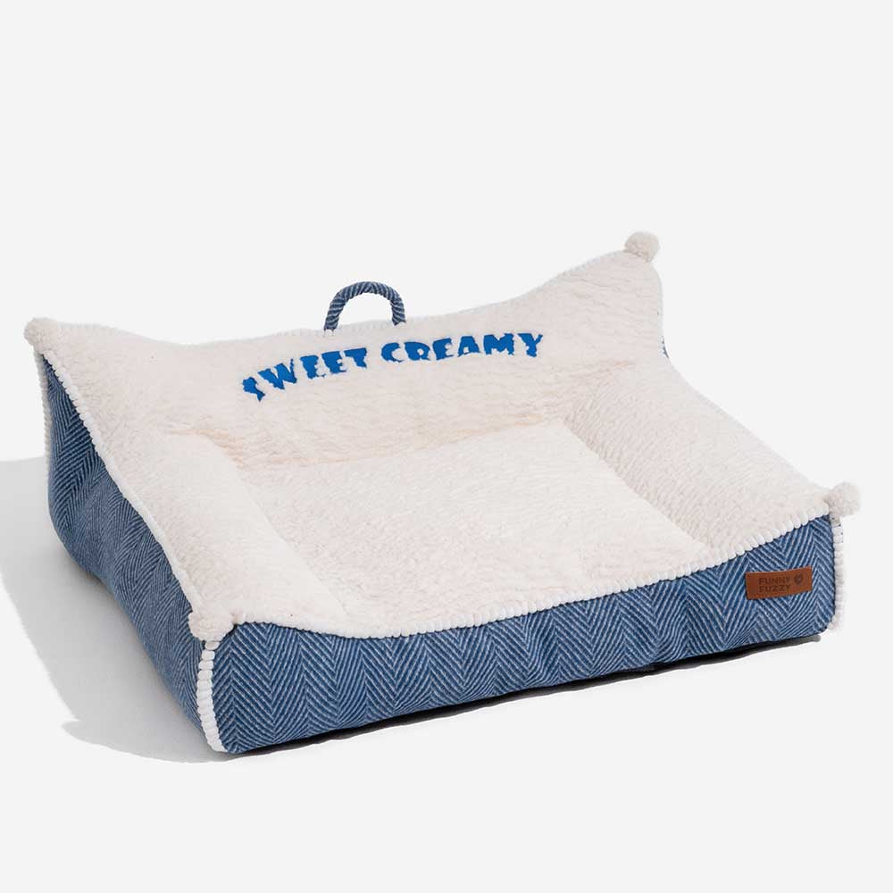Cama de sofá para perros lavable de lujoso - Sweet Creamy
