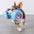 Puzzle Food Dispenser Interactive Dog Dumbbell Treat Toy