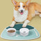 Tapis d'alimentation pour animaux de compagnie antidérapant et absorbant à séchage rapide