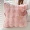 Oreiller de canapé en peluche réversible doux