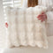 Oreiller de canapé en peluche réversible doux