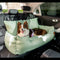 Camino de asiento trasero para perros para perros de seguridad para reflexionar a prueba de agua