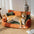 Vintage Style Chenille Fabric Dog & Cat Sofa Bed