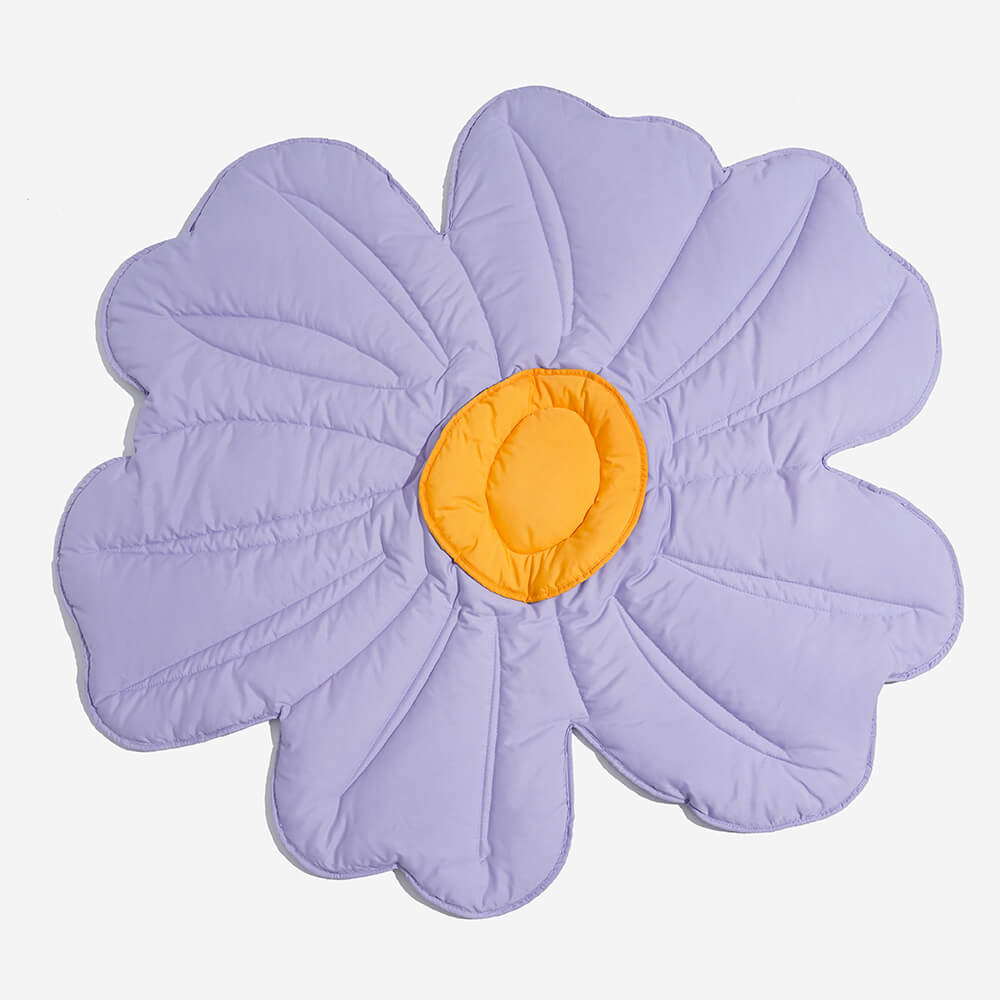 Cobertor para cachorro com tapete humano super grande em forma de flor